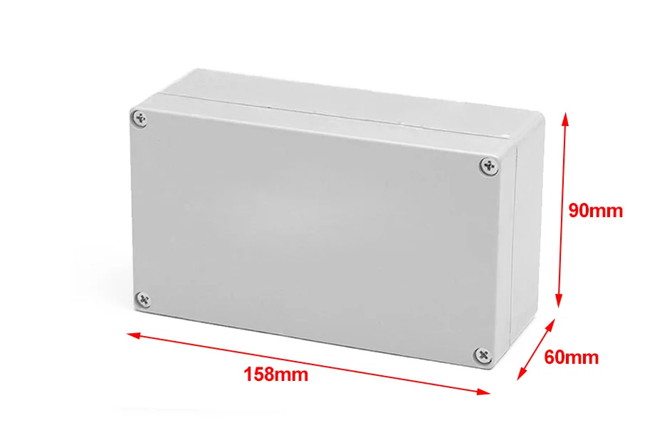 158*90*60 IP65 огнестойкий пластиковый годный для использования вне помещения электронная пластиковая Клеммная Соединительная Водонепроницаемая Кабельная коробка
