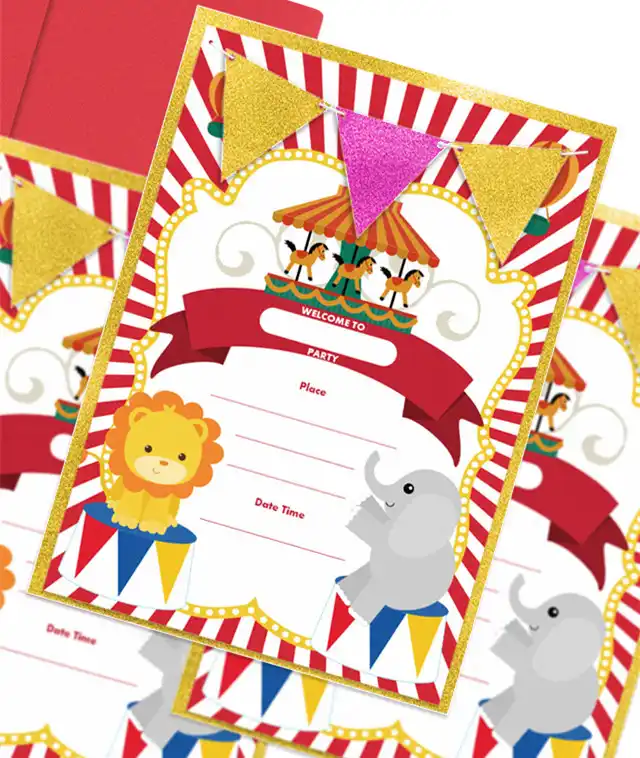 Creative Circus Theme Cartoon Cake Toppers Birthday Party Banner Photo Props Decorations Baby Shower Supplies Paper Party Favors Creative Circus Theme Cartoon Cake Toppers Birthday Party Banner Photo Props Decorations Baby Shower Supplies Paper Party Favors