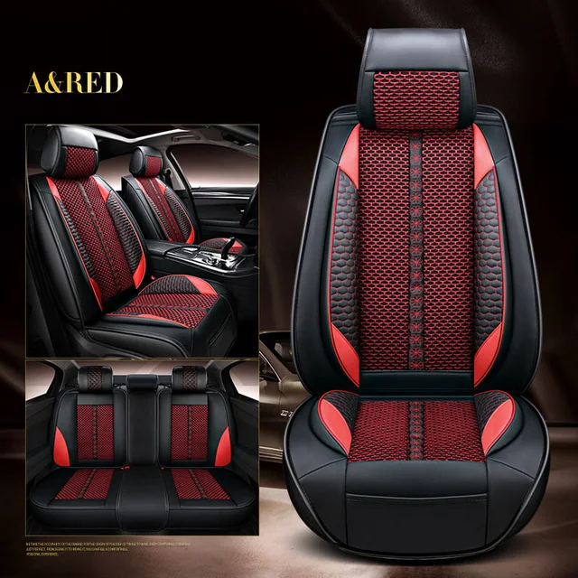 Чехол для автокресла Golf 7 Chevrolet Cruze Seat leon Mazda 6 jeep renegade subaru forester peugeot 508 автомобильные аксессуары stylin - Название цвета: Red