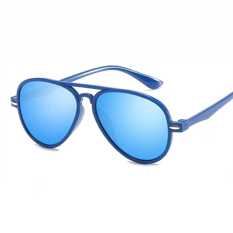 Модные новые детские солнцезащитные hd-очки для мальчиков и девочек anti UV украсить поездки Туризм Защита от солнца очки Цвет плёнки детское Зеркало OEM