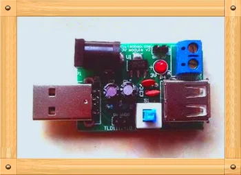 

Free Shipping!!! 5V to 3V power supply module / 4-9V turn 3.3V 600mA DC-DC two USB computers to take power with switch