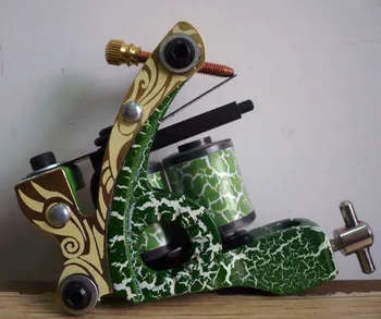 

10Pcs/lot Pro Casting Iron Tattoo Machine 10 Wraps coil stainless steel Tattoos Body Art Gun Coil Machine LPC-ITM-7018-8H