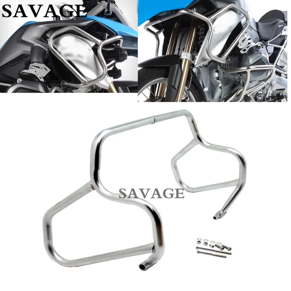 

Free shipping Motorcycle Tank Protection Bar Protection Guard Crash Bars Frame For BMW R1200 R 1200 GS LC 2013- Up 14 15