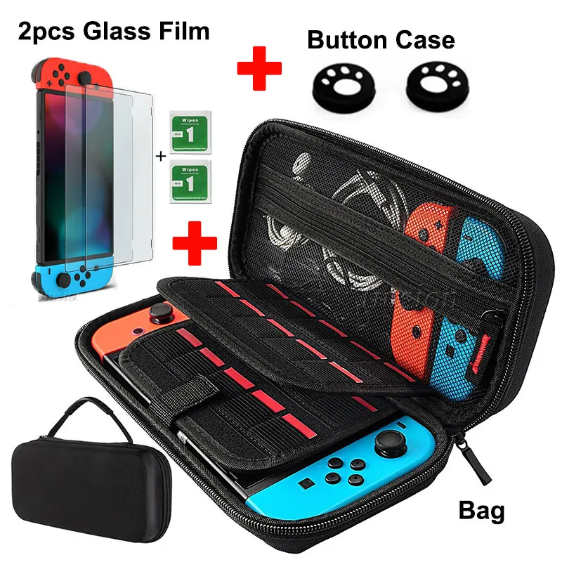  9 in 1 Hard Shell Case For Nintend Switch Storage Carrying Bag Portable for Nintendoswitch Switch N - 33050416024