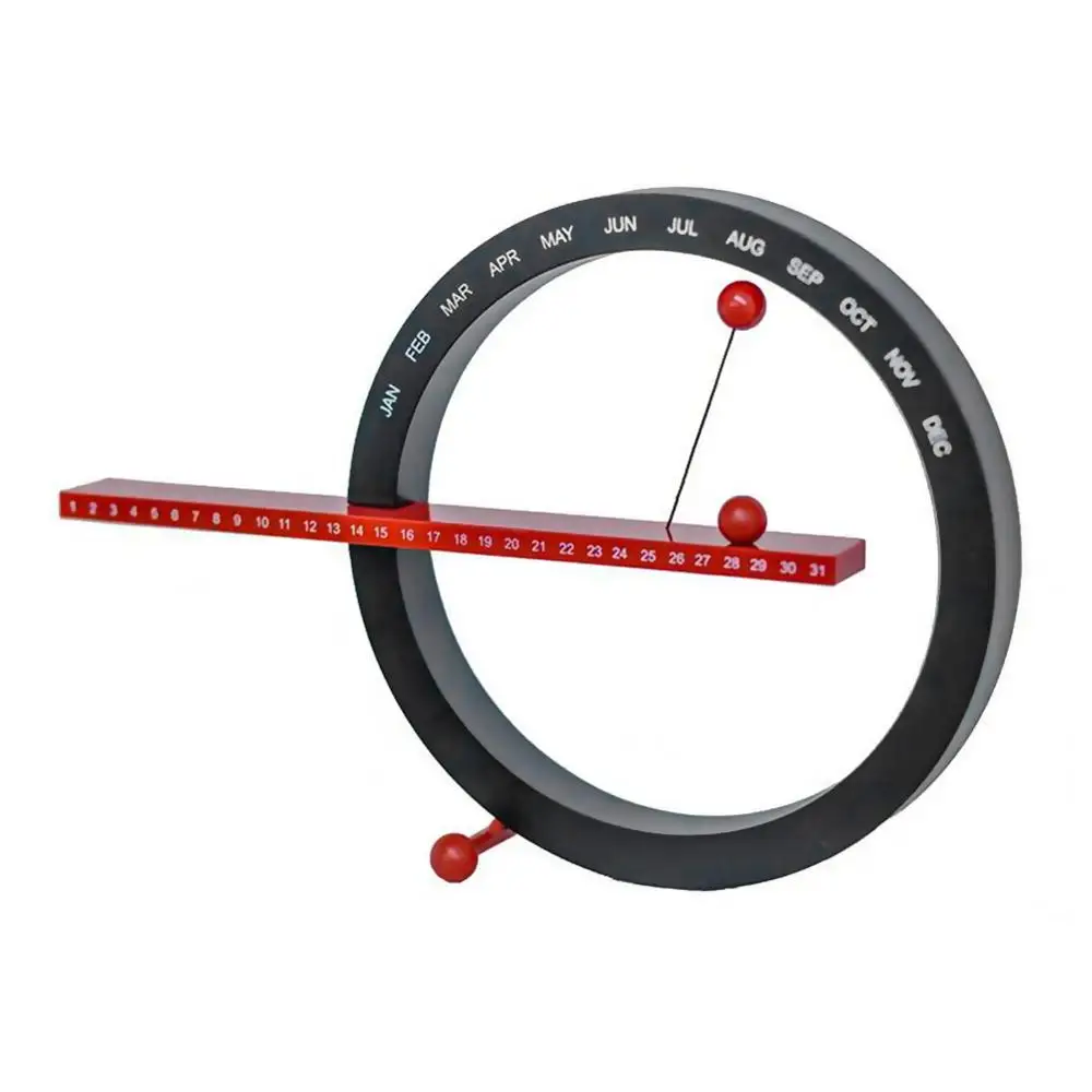 Best Creative Magnetic Ball Wall Clock Perpetual Wall Calendar Novelty Home Decor European Style Living Room Bedroom Ornaments 2019