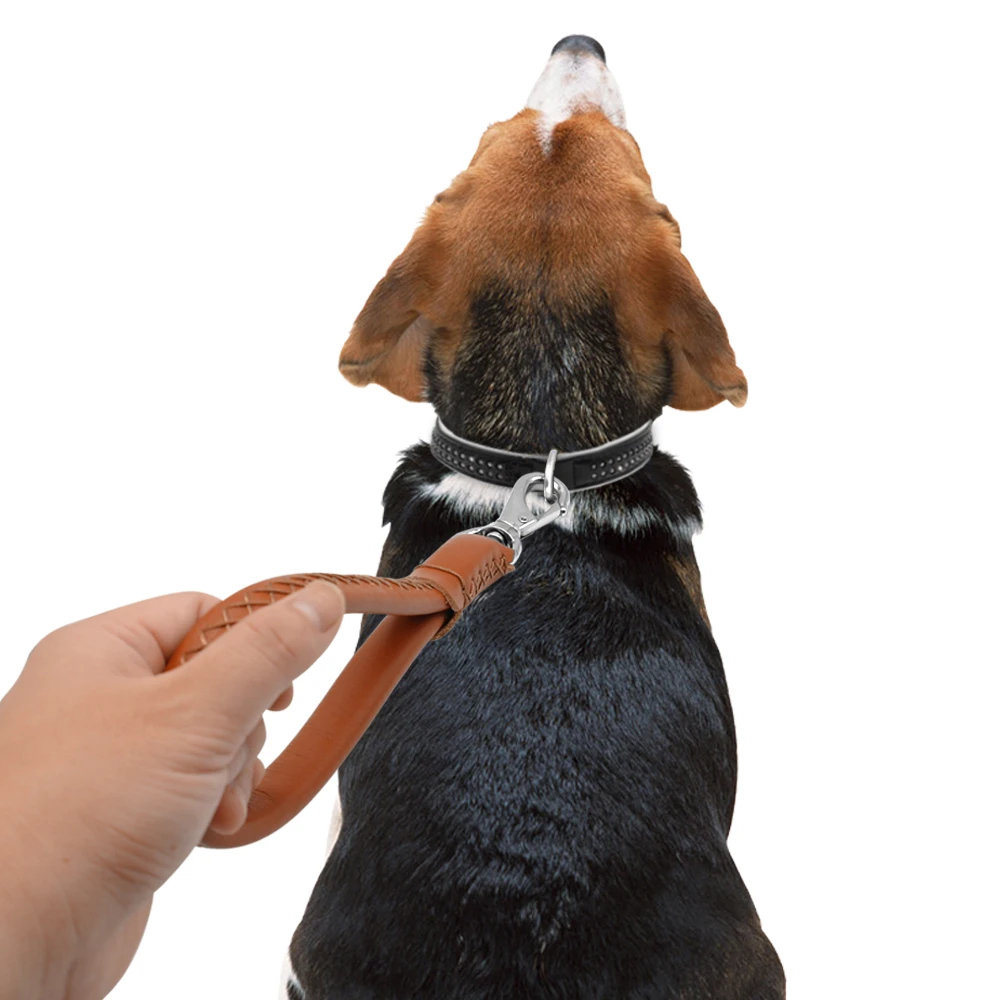 Короткий поводок для собак из натуральной кожи 3/4 дюйма|leather dog leash|short leashesdog leash |