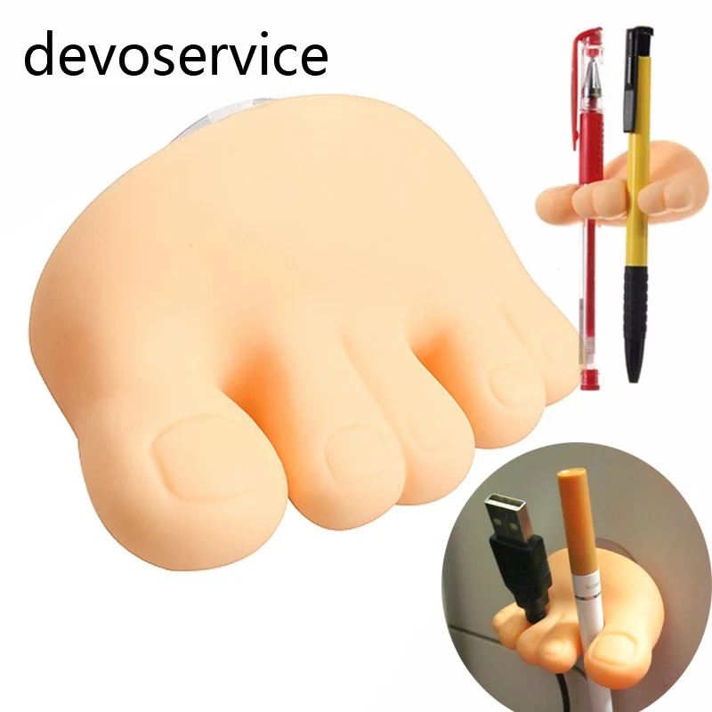 

1PCS Creative Rubber Feet Cosmetics Storage Box Multifunctional Desktop Marker Pen School Office Stationery Holders Supplies