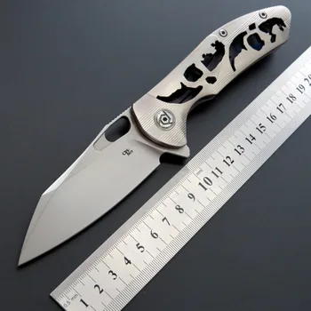 

CH CH3515 59-60HRC S35VN blade titanium alloy handle folding knife outdoor tactical survival camping tool EDC pocket knife