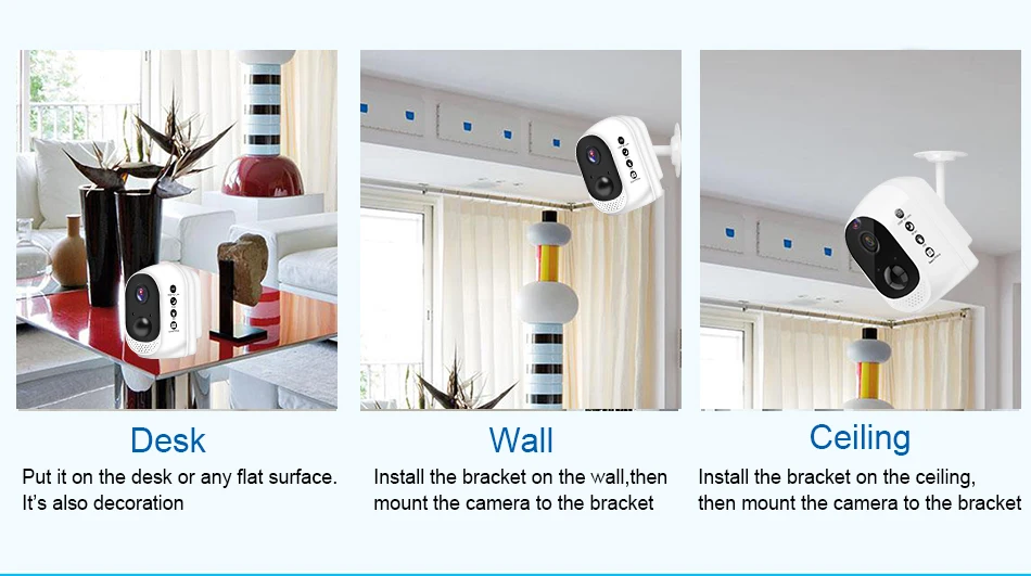 Smar 1080P HD Wireless WiFi Camera Built-in 10400mAh Lithium Polymer Battery Outdoor Indoor Security IP Cam PIR Motion Detector (11)