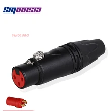 Smonisia 50 шт. XLR 3 контакта разъем для микрофона мужской женский сбалансированный аудио разъем