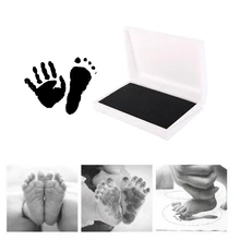 Новорожденный ребенок Handprint Набор для отпечатка ступней Inkpad нетоксичные сувениры литье чернильных подушечек Детские глиняные игрушки милые подарки