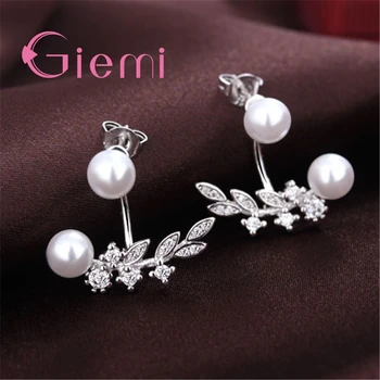 

Exquisite Leaf Shape Plant Pattern for Beloved Female Girlfriends Birthday Gift Anniversary Ornaments 925 Sterling Silver