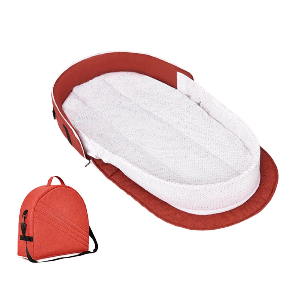 

Multi-function portable baby crib one shoulder mummy bag baby bed travel baby bed newborns baby crib detachable child bed