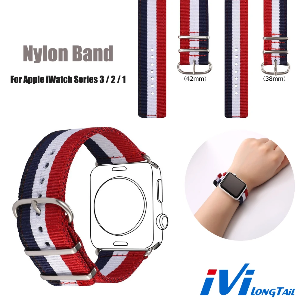 

Case Cover For Apple iWatch 40 44 Band 42 38 mm Series 4 3 2 1 Nylon Strap Watch Man Women band Replacement Strap Square