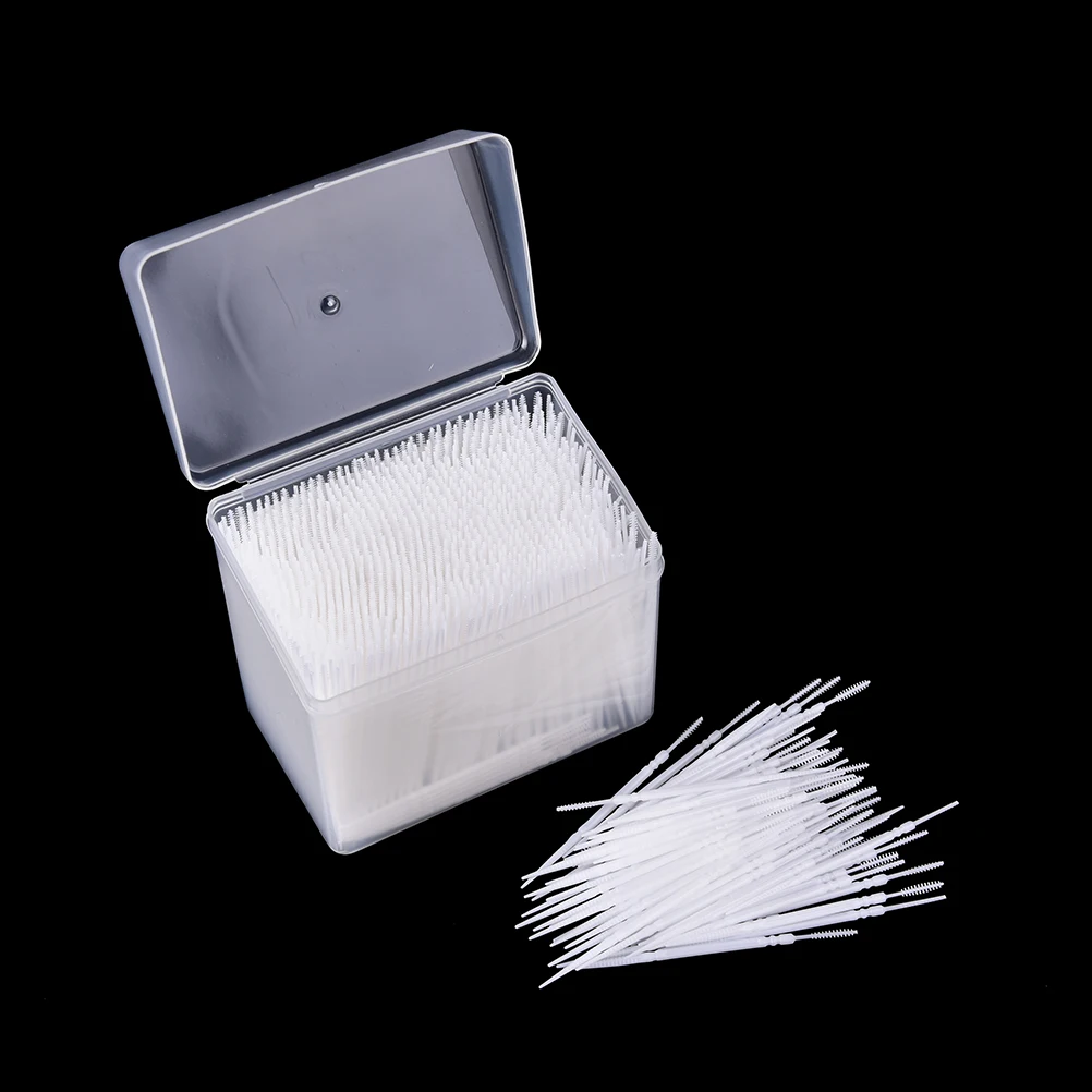 1 коробка = 1100 Шт 2 способа межзубной щетки зуб палочки пластиковые стоматологические палочки s гигиена полости рта 6,5 см зуб палочки s