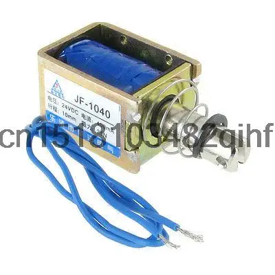 

24V DC Direct Current Open Frame Electromagnet Solenoid 10mm Stroke