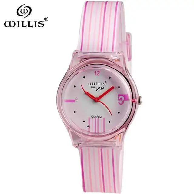 WILLIS Fashion Casual Children Watch 30M Waterproof Quartz Wristwatch Jelly Kids WILLIS Fashion Casual Children Watch 30M Waterproof Quartz Wristwatch Jelly Kids