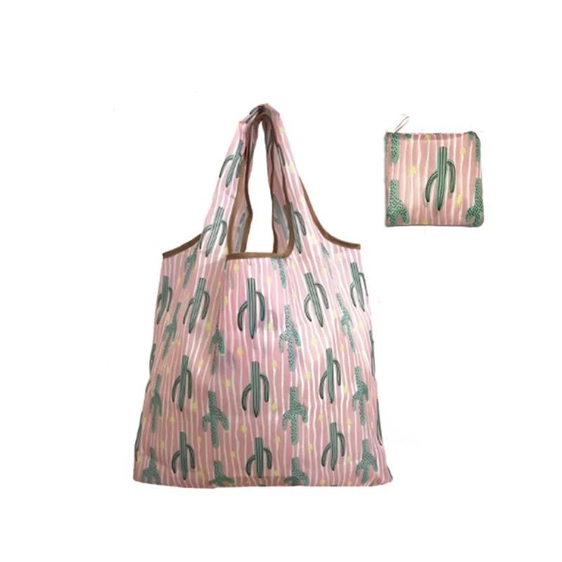 Женские сумки через плечо для покупок, водонепроницаемые складные многоразовые сумки-тоут, тканевые Сумки-мешки - Цвет: 04