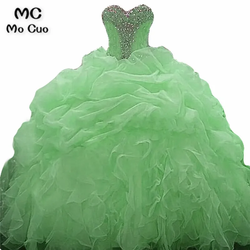 Siaoryne Ball Gown Quinceanera Dresses Organza Sweetheart Beading Prom Dresses Sweet 16 dresses 34