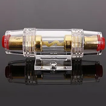 

1PC New IMC Audio 100 Amp Inline AGU Fuse Holder & Fuse Fits 4 8 10 Gauge Wire Drop Ship High Quality And Durable