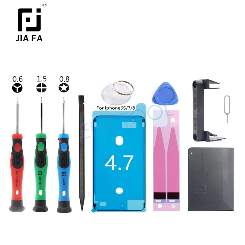 JF 8158 11 in 1 Cell Phone Battery Repair Tool Set Kit For iPhone 6S