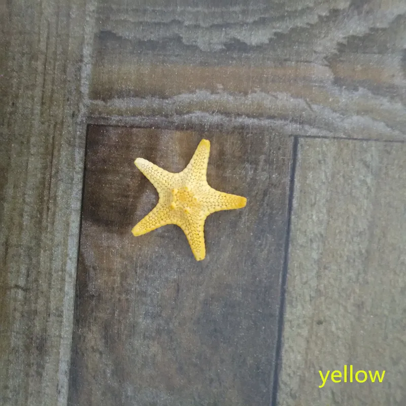 HappyKiss 3 шт. снаряды естественно Starfish раковины украшения Морской стиль Свадебные пару булочки starfish 3-5 см цвета морской звезда