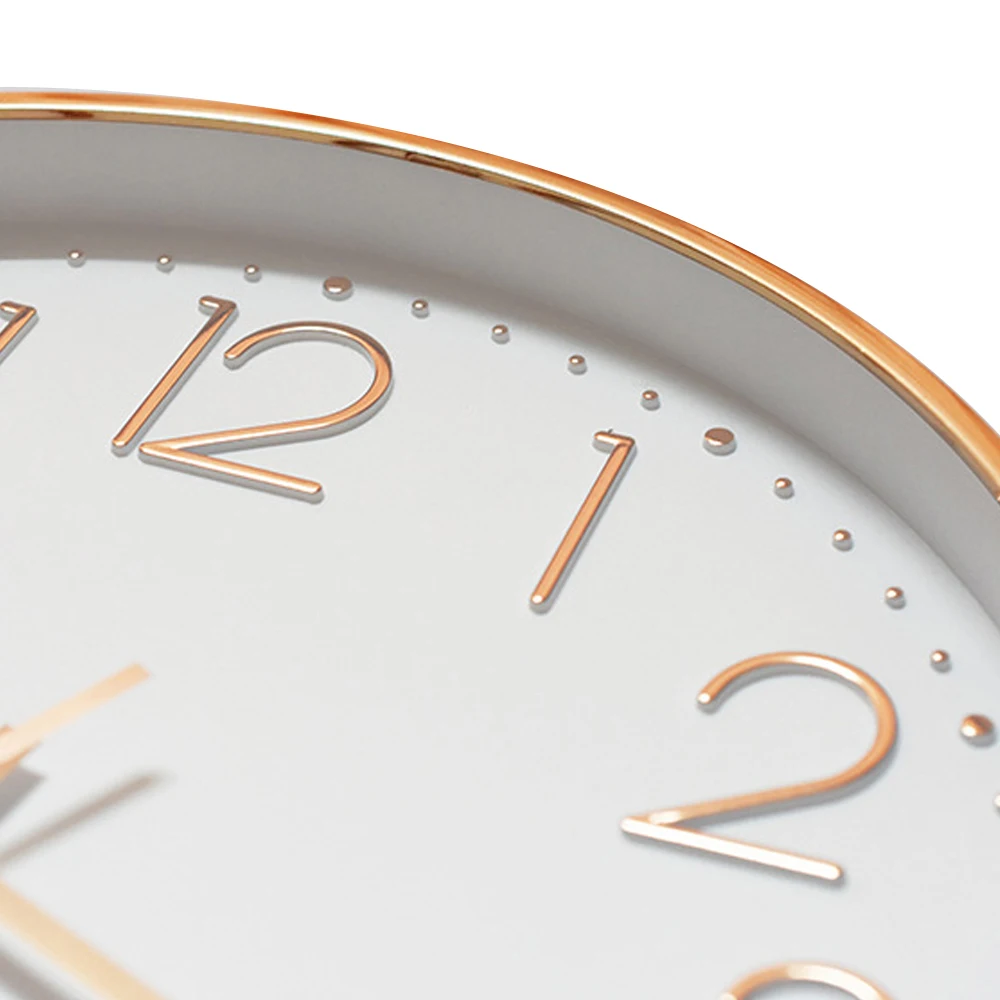 Розовое золото цифровые часы кварцевые бесшумные для украшения дома Прямая поставка