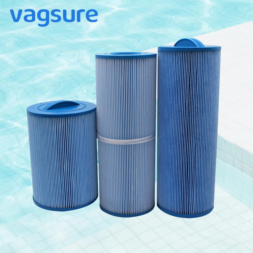 

Vagsure Blue ABS&Polyester Swimming Pool Filter Multi-Specification High Temperature Resistance Strainer Pump Replacement