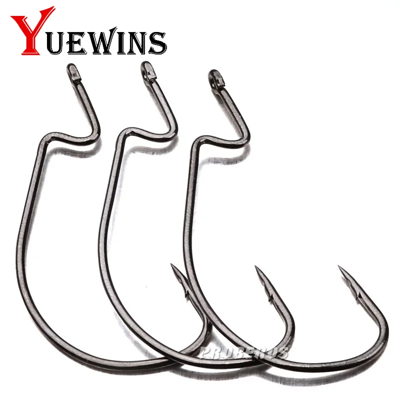 Yuewins 10 шт. бронзовых морских рыболовных крючков рукоятка джига большие крючки на