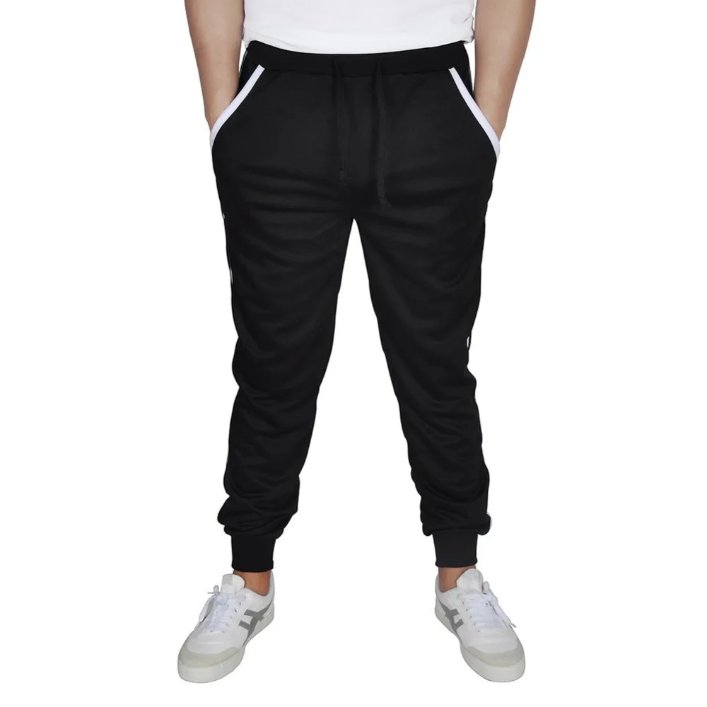 

Hot 2019 Outdoor Spring Autumn patchwork Drawstring hip hop loose harem sport jogging running training track cargo pants men