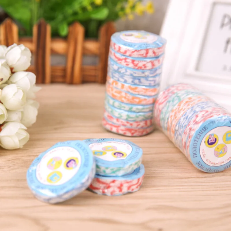 

20pcs Portable Travel Non-woven Fabric Mini Face Care Magic Hand Towel For Outdoor Sports Tracvel Disposable Compressed Towel