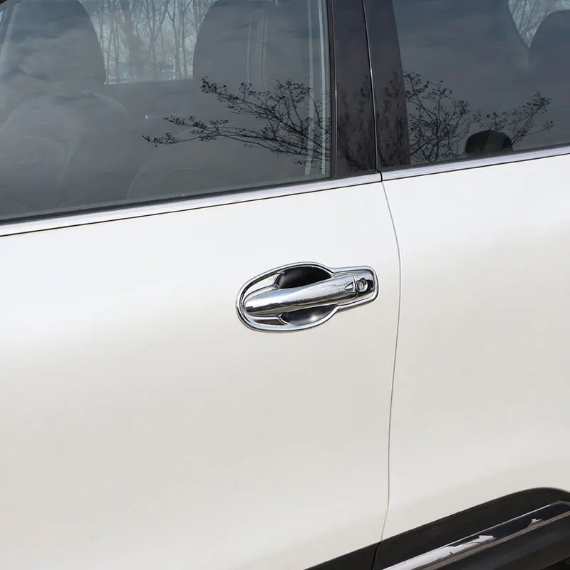 Carmilla автомобиль ABS хромированный корпус дверной защиты накладка наклейка для Renault Koleos samsung QM6 авто аксессуары