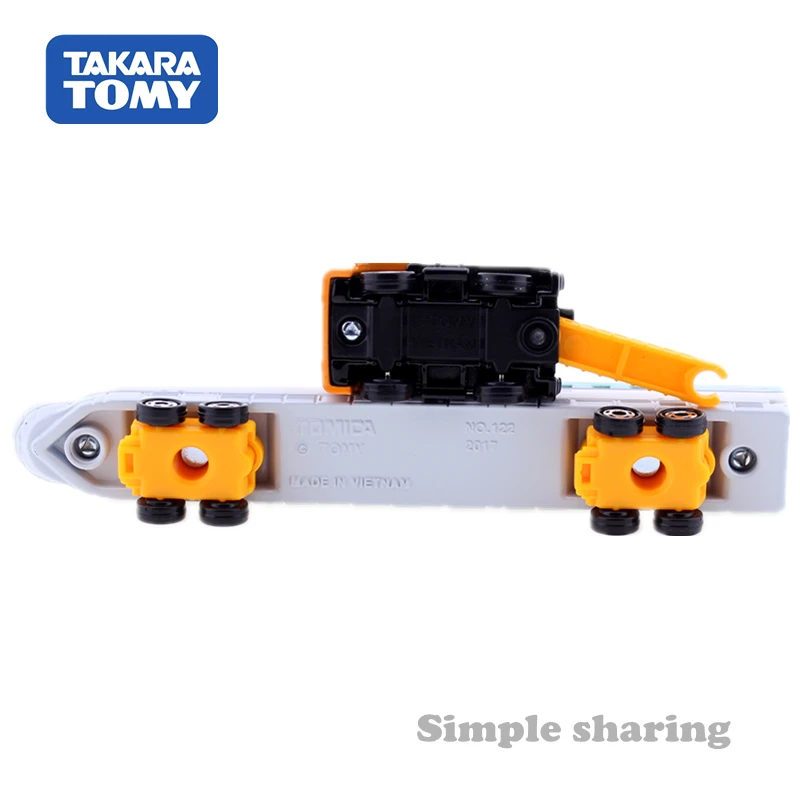 Takara Tomy Tomica Mitsubishi Shinkansen H5 Hayabusa Transporter No.122 набор моделей автомобилей Литые горячие