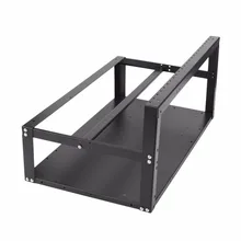 Open Air Frame Mining Rig Overlying Case Rack for 6 GPU for ETH Computer Chassis Miner Frame Case for Ethereum for Bitcoin