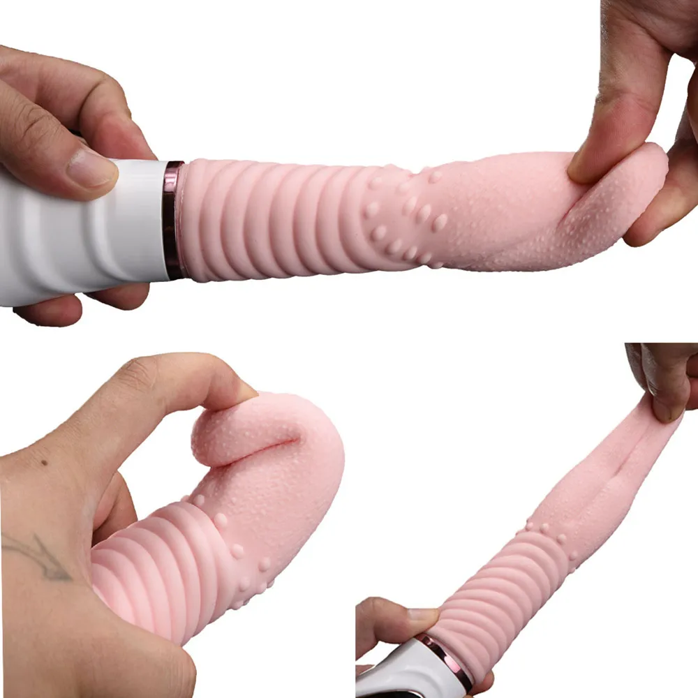 10 Speed Tongue Vibrator G Spot Clitoris Pussy Nipple Oral Licking Stimulator USB Heating Female AV Massager Sex Toys for Women (11)