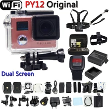 Hero 4 estilo PY12 Wifi Cámara Action Completo HD 1080P Control Remoto Excepcional Cámara Mini Buceo Deporte Impermeable estilo Cámara