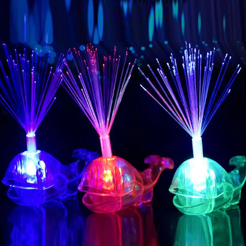 Glow Ring LED Finger Lights Glowing Whale Fiber Lamps Christmas Wedding Celebration Festival Party Decor Gifts For The New Year (6)