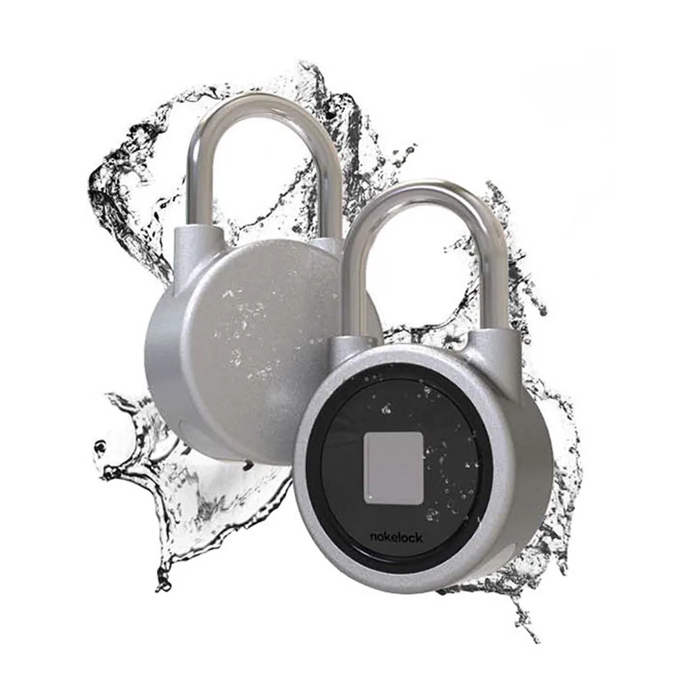 

Bluetooth smart Fingerprint Lock padlock Anti-Theft Waterproof Keyless portable for iOS Android APP control door cabinet padlock