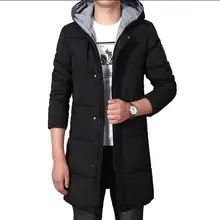 Большие размеры XL-XXXXXXXL очень хорошее качество долго Хлопчатобумажная Куртка мужские парки зима мужской пальто с подкладкой с капюшоном одежда из хлопка