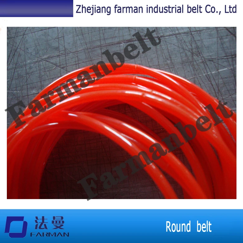

High Performance PU Smooth Round Belt Orange Round Belt