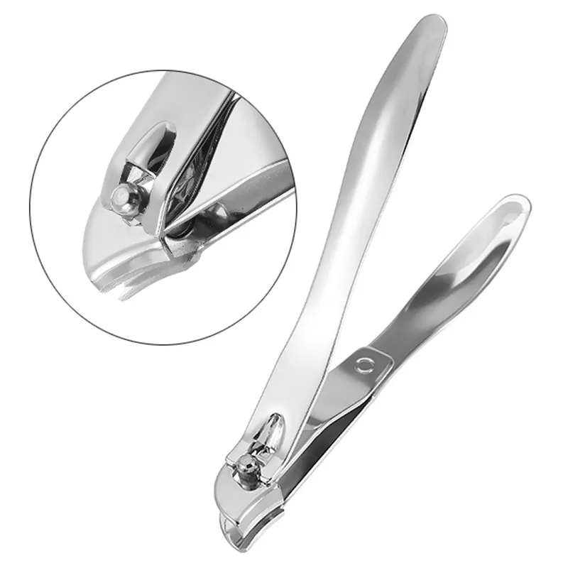 

Carbon Steel Nail Clipper Cutter Cleaner Toenail Portable Manicure Pedicure Nail Tools