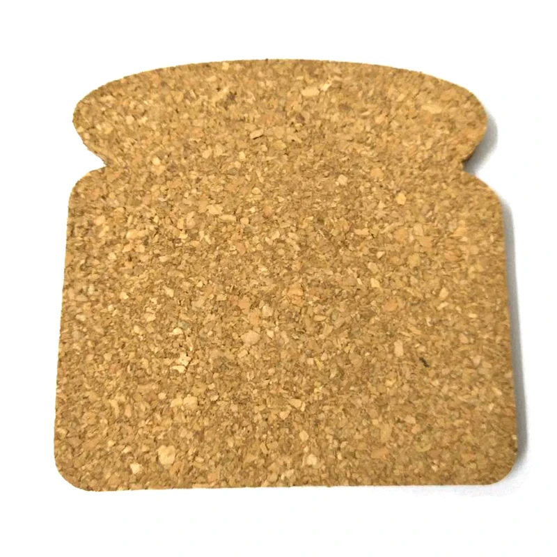 3pcs/set Bread Sharp Cork Wood Message Board Phellem Cork Wooden Bulletin Board Single Soft Wood Wall Thick