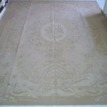 9'x12' Aubusson ковры ручной работы шерстяные коврики для гостиной высокого качества