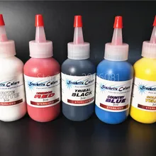 5 шт. чернила для татуировки перманентный макияж Пигмент смешанные цвета набор чернил для тату 60 мл(2 унции) тату роспись по телу набор татуировки принадлежности