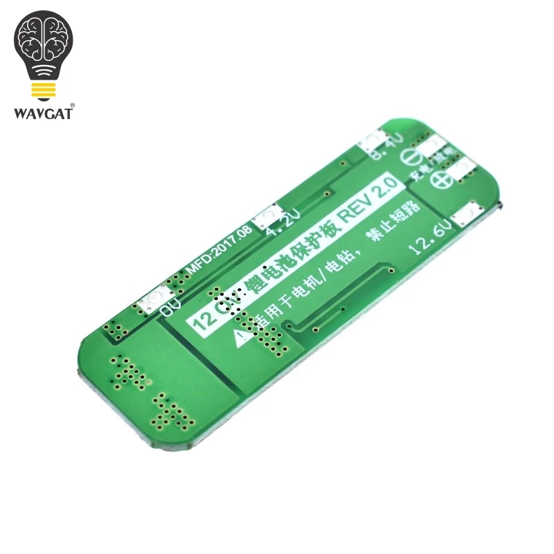 WAVGAT 3S 20A 18650 литий ионная литиевая батарея зарядное устройство PCB плата защиты BMS
