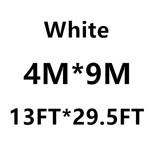 VILEAD 4 м x 9 м(13 футов x 29,5 футов) белоснежная цифровая камуфляжная сетка Военная армейская камуфляжная сетка солнцезащитный навес солнцезащитный тент парус палатка - Цвет: White