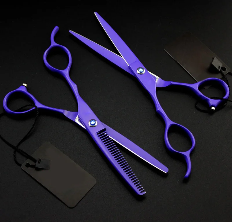 Профессиональный 6.0 дюймов филировочные и резки левая рука ножницы комплект