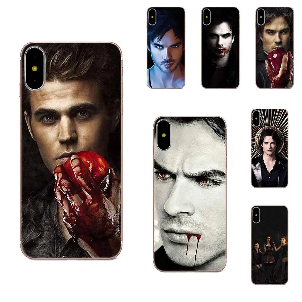 

Soft Silica Vampire Diaries Damon Ian Somerhalder For Samsung Galaxy Note 5 8 9 S3 S4 S5 S6 S7 S8 S9 S10 mini Edge Plus Lite