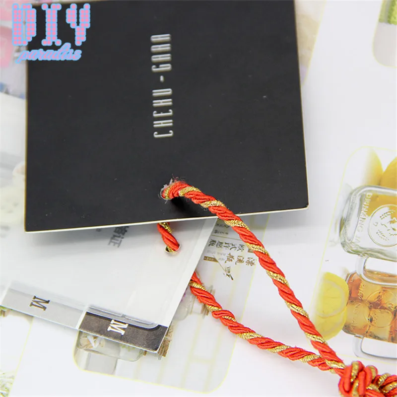 3M Multicolor gold red Twine Cord Rope Trim Wrap Gift Packing tag String Wedding Party Decoration
