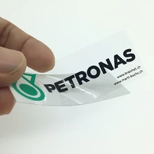 Прозрачная наклейка на заказ, устойчивые к ультрафиолетовому излучению, прозрачные напечатанные виниловые наклейки- PX8024